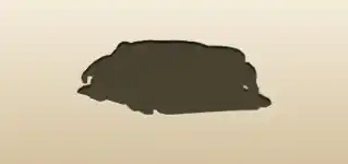 エクレアのシルエット