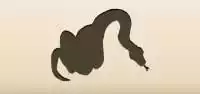 ヘビのシルエット