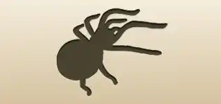 クモのシルエット
