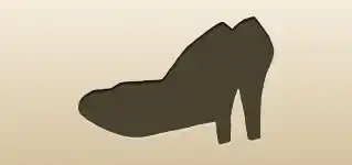 靴のシルエット
