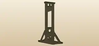 ギロチンのシルエット