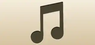 音符のシルエット