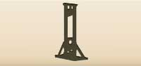 Guillotine silhouette