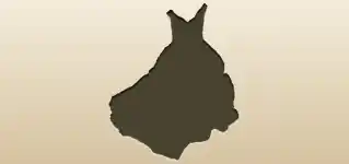 ウエディングドレスのシルエット