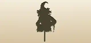 かかしのシルエット