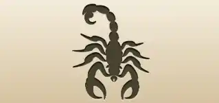 サソリのシルエット