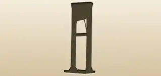 ギロチンのシルエット