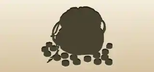 ルーン文字のシルエット