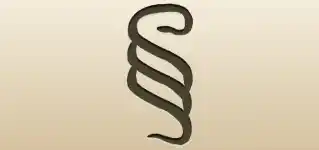 ヘビのシルエット