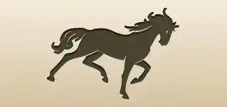 ウマのシルエット