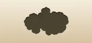 にんにくのシルエット