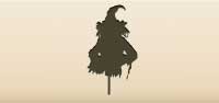 Scarecrow silhouette