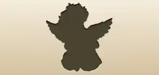 天使のシルエット