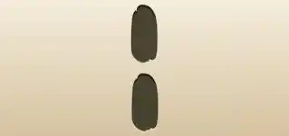 エクレアのシルエット