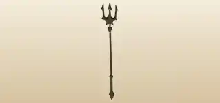 悪魔の三叉槍のシルエット