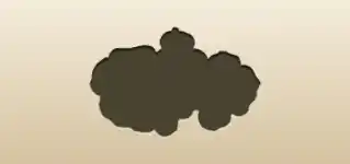 にんにくのシルエット