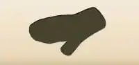 Mitten silhouette