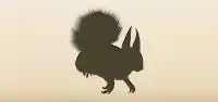 Squirrel silhouette