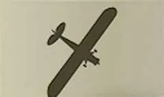 飛行機のシルエット