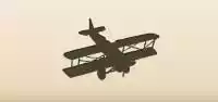 飛行機のシルエット