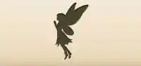 妖精のシルエット