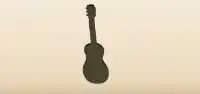 Guitar silhouette