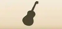 Guitar silhouette