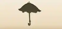 日傘のシルエット