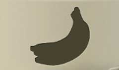 Bananas silhouette