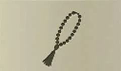 Rosary silhouette