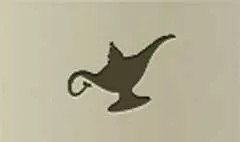 Oil Lamp silhouette