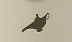 Oil Lamp silhouette