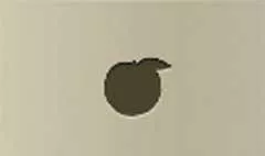 Peach silhouette