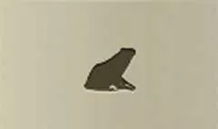 Frog silhouette