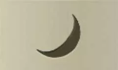 Moon silhouette