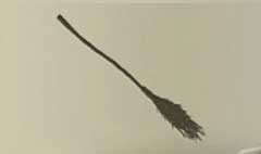 Broom silhouette