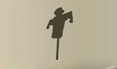 Scarecrow silhouette