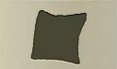 クッションのシルエット