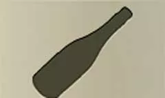ボトルのシルエット