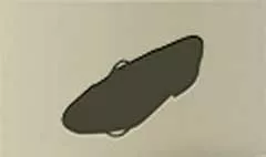 靴のシルエット