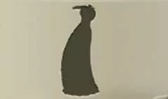 飾り房のシルエット