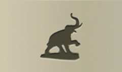 Elephant silhouette