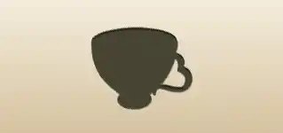 Cup silhouette