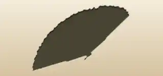 Hand Fan silhouette