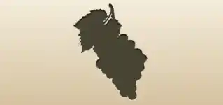 Grapes silhouette