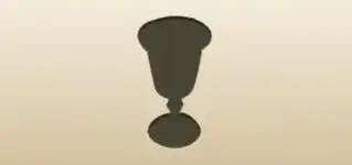 Goblet silhouette
