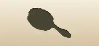 Hair Brush silhouette