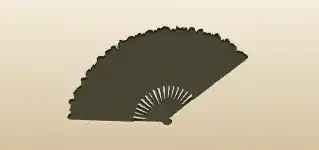 Hand Fan silhouette