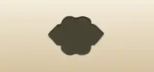 Brooch silhouette