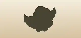 Angel silhouette